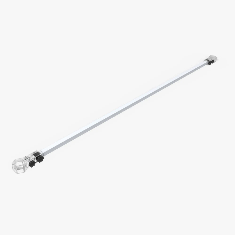 Half Wall Hardware — Support Pole + 2 Hex Clamps (TCT-007)